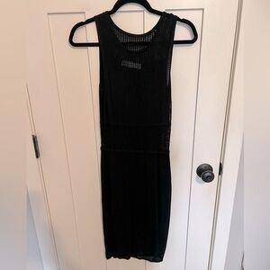 Ali & Jay Black Mesh Dress Size large